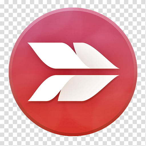 What mac app has arrow feathers for an icon transparent